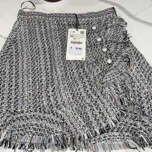 NWT Zara Tweed Skirt